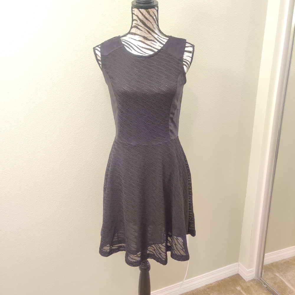 NWT Charming Charlie Black fit flare A line dress